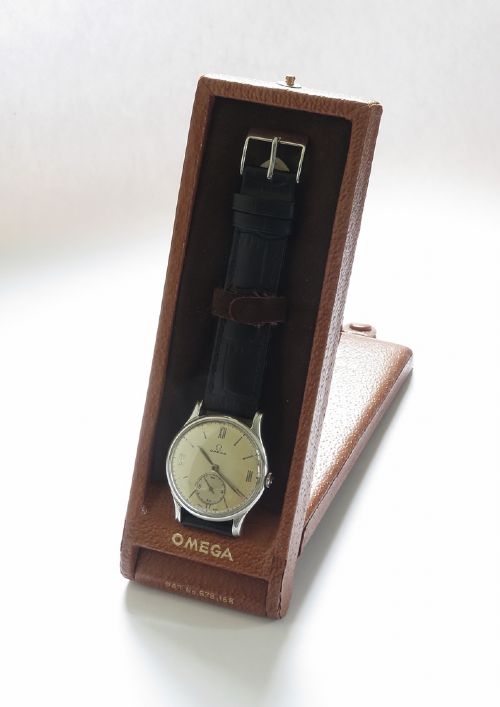 EXTREMELY RARE ALL ORIGINAL OMEGA ULTRA FLAT ART DECO CK2306 FROM 1943 - ADDITIONAL PHOTO 8