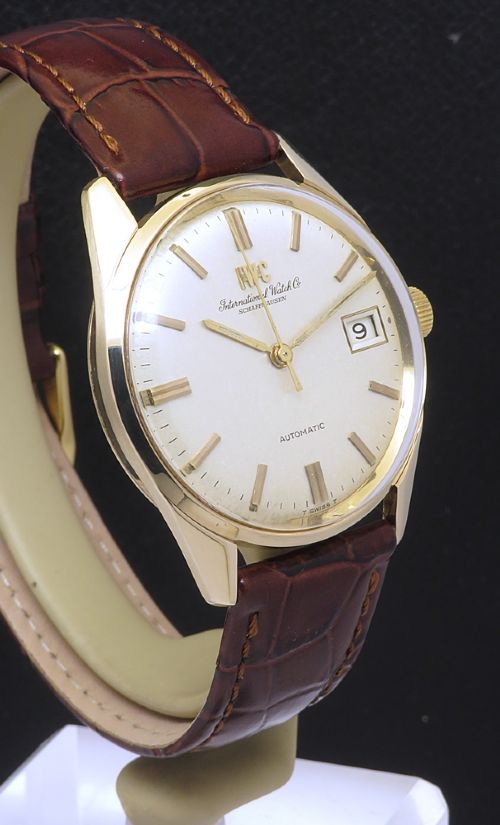 NEAR MINT ALL ORIGINAL SOLID 9CT GOLD IWC 8541B AUTOMATIC CHRONOMETER 1969 - ADDITIONAL PHOTO 4