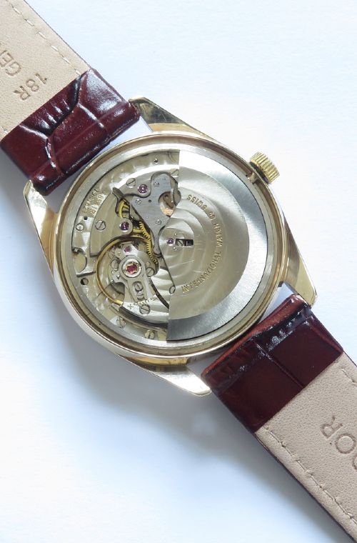 NEAR MINT ALL ORIGINAL SOLID 9CT GOLD IWC 8541B AUTOMATIC CHRONOMETER 1969 - ADDITIONAL PHOTO 6