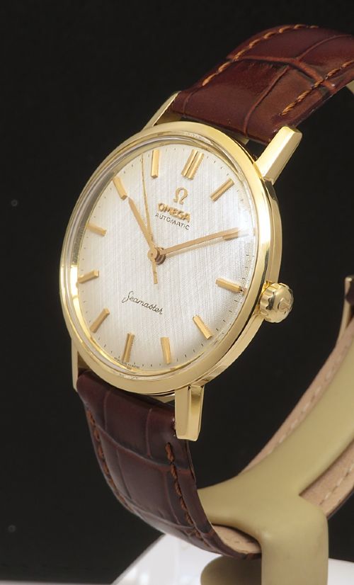 MUSEUM QUALITY 18CT GOLD OMEGA SEAMASTER DEVILLE WITH BOXES PAPERS AND BUCKLE FROM 1962 - ADDITIONAL PHOTO 1