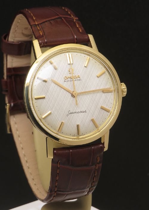 MUSEUM QUALITY 18CT GOLD OMEGA SEAMASTER DEVILLE WITH BOXES PAPERS AND BUCKLE FROM 1962 - ADDITIONAL PHOTO 3
