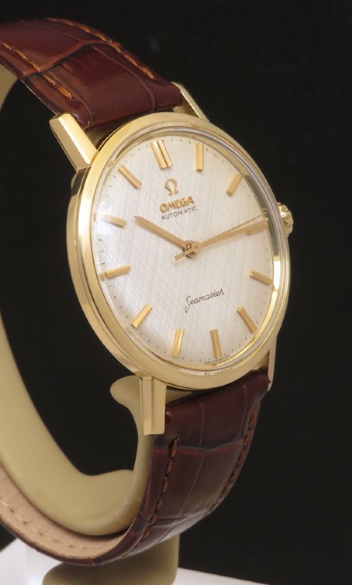 MUSEUM QUALITY 18CT GOLD OMEGA SEAMASTER DEVILLE WITH BOXES PAPERS AND BUCKLE FROM 1962 - ADDITIONAL PHOTO 4