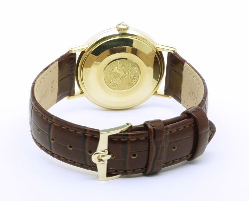 MUSEUM QUALITY 18CT GOLD OMEGA SEAMASTER DEVILLE WITH BOXES PAPERS AND BUCKLE FROM 1962 - ADDITIONAL PHOTO 5
