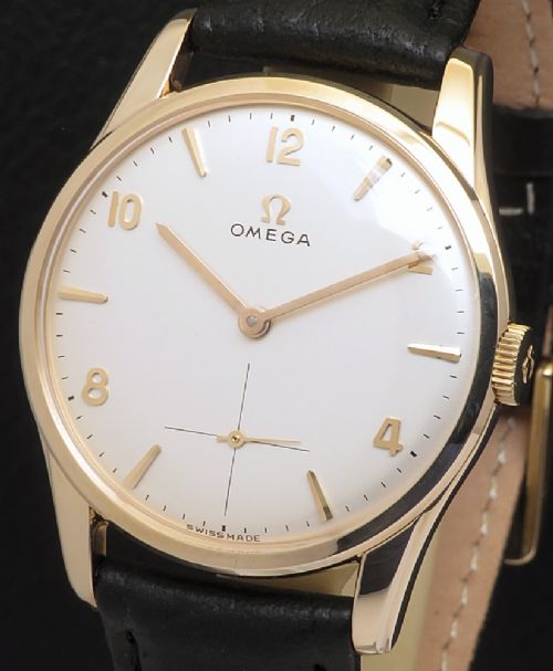 MINT ORIGINAL SOLID 9CT GOLD OMEGA CALIBRE 269 WITH BOX FROM 1964 - ADDITIONAL PHOTO 1