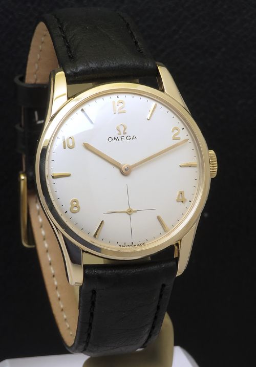 MINT ORIGINAL SOLID 9CT GOLD OMEGA CALIBRE 269 WITH BOX FROM 1964 - ADDITIONAL PHOTO 3