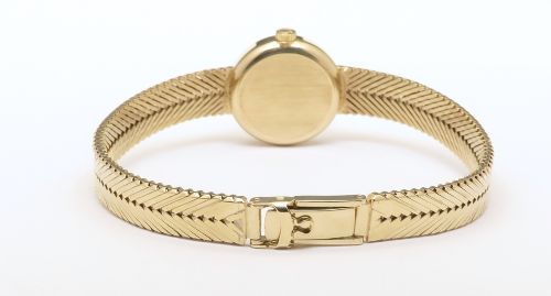 fig 4. Mint Unworn Solid 9ct Gold Omega Ladies Watch With Box From 1966