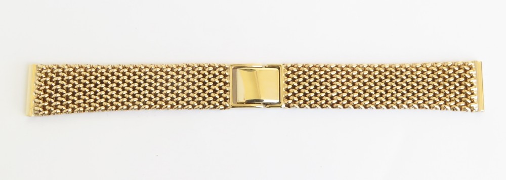 SOLID 9CT GOLD WATCH BRACELET STRAP C1966