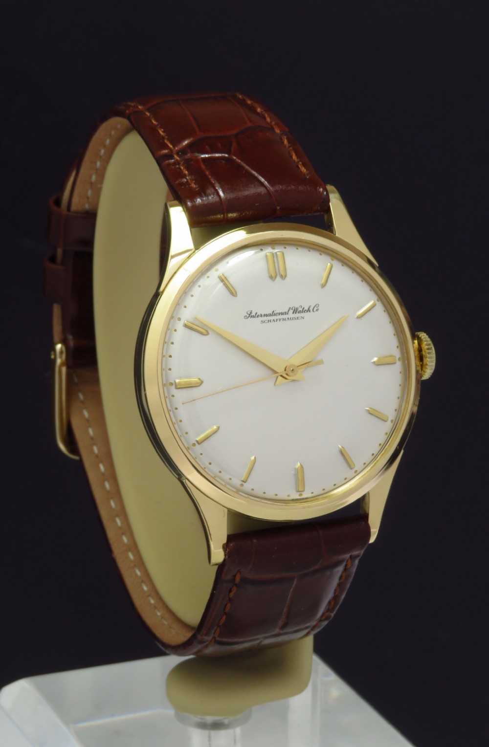 STUNNING SOLID 18CT 18K INTERNATIONAL WATCH COMPANY IWC CALIBRE 89 MENS VINTAGE WATCH C1956