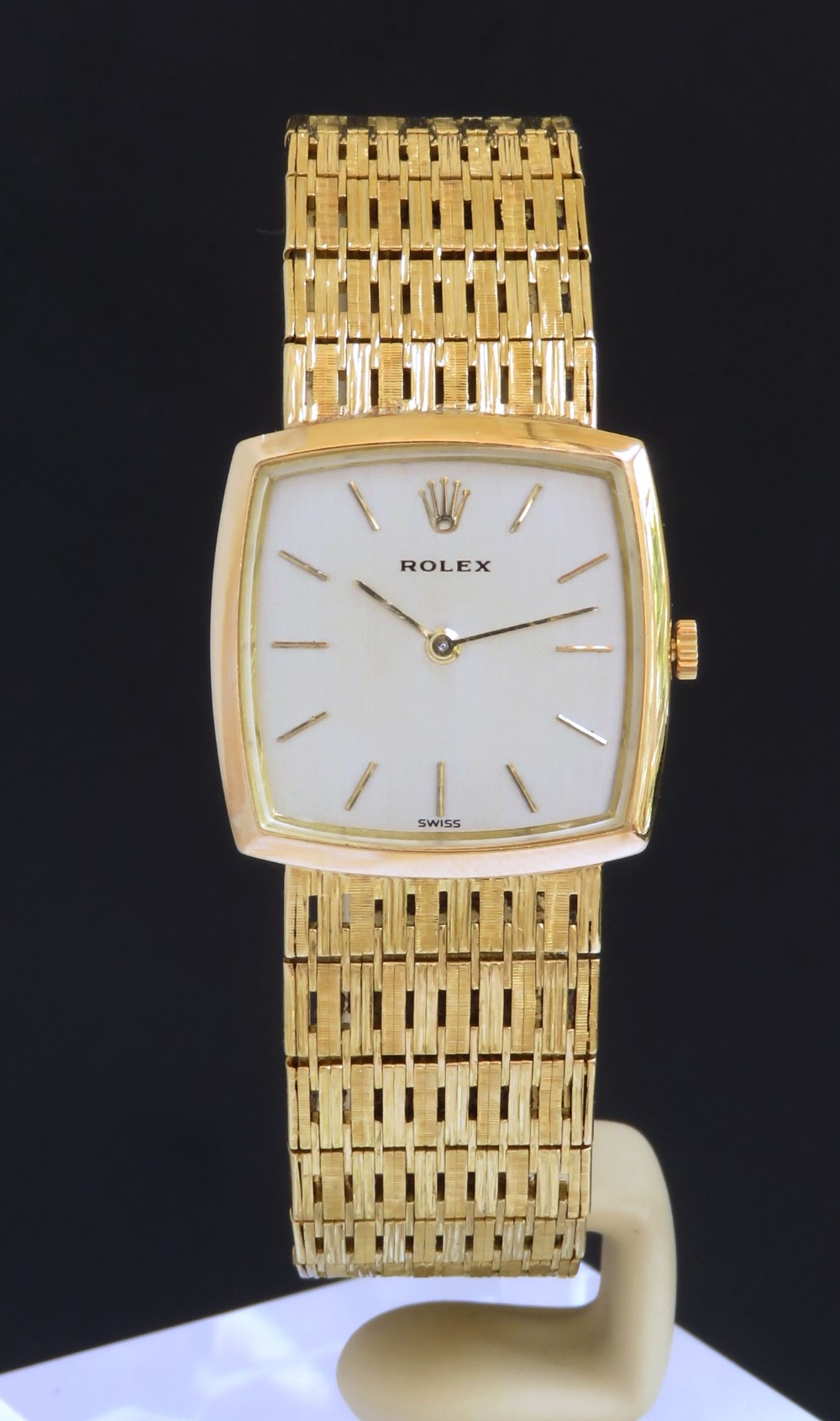 STUNNING LARGE SOLID 18CT 18K ROLEX LADIES COCKTAIL WATCH C1966