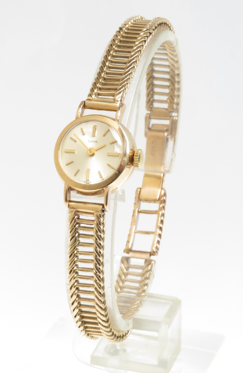 LOVELY SOLID 9CT GOLD ROLEX TUDOR LADIES COCKTAIL WATCH C1960