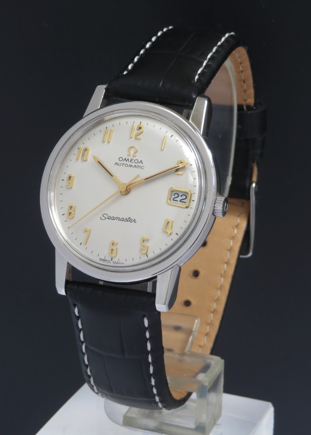 RARE OMEGA SEAMASTER AUTOMATIC WITH DATE MENS VINTAGE WATCH C1966 