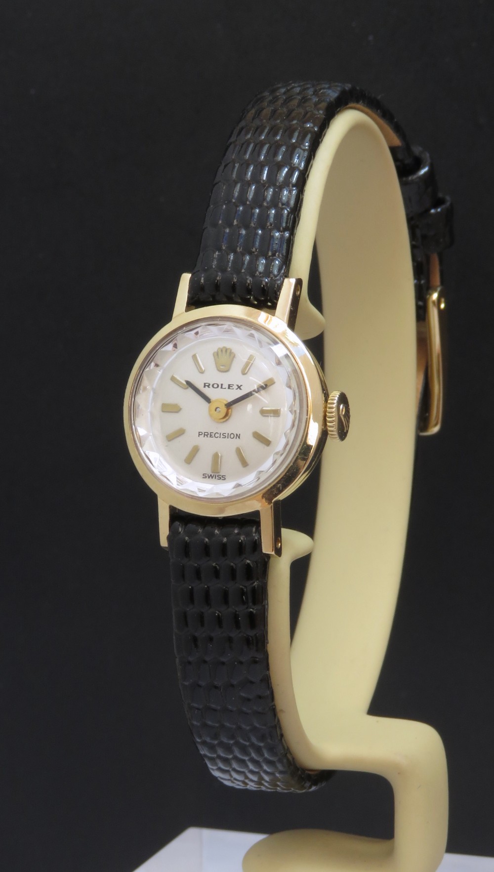 BEAUTIFUL SOLID 9CT GOLD ROLEX PRECISION LADIES COCKTAIL WATCH C1964