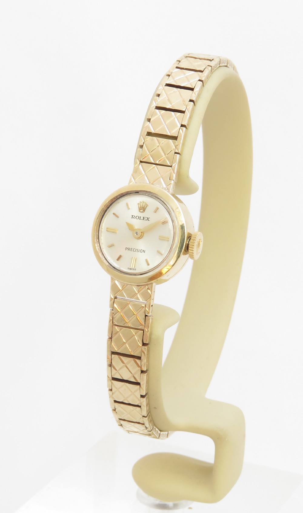 Beautiful Solid 9ct Gold Rolex Precision Ladies Cocktail Watch c1965