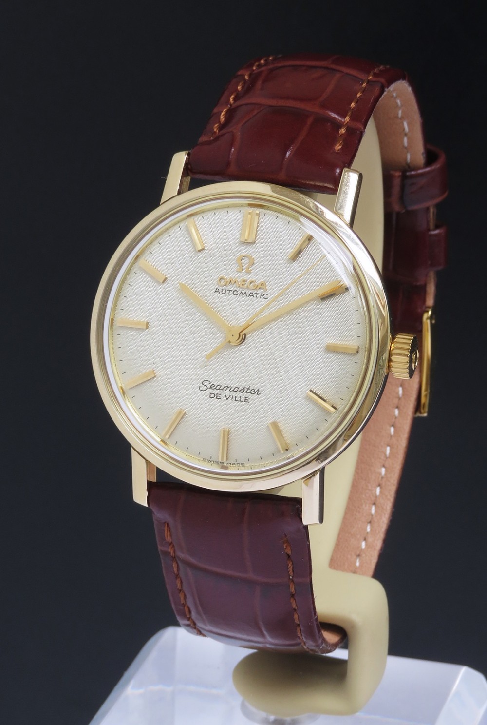 Mint Original Solid 9ct Gold Omega Seamaster De Ville Automatic c1967