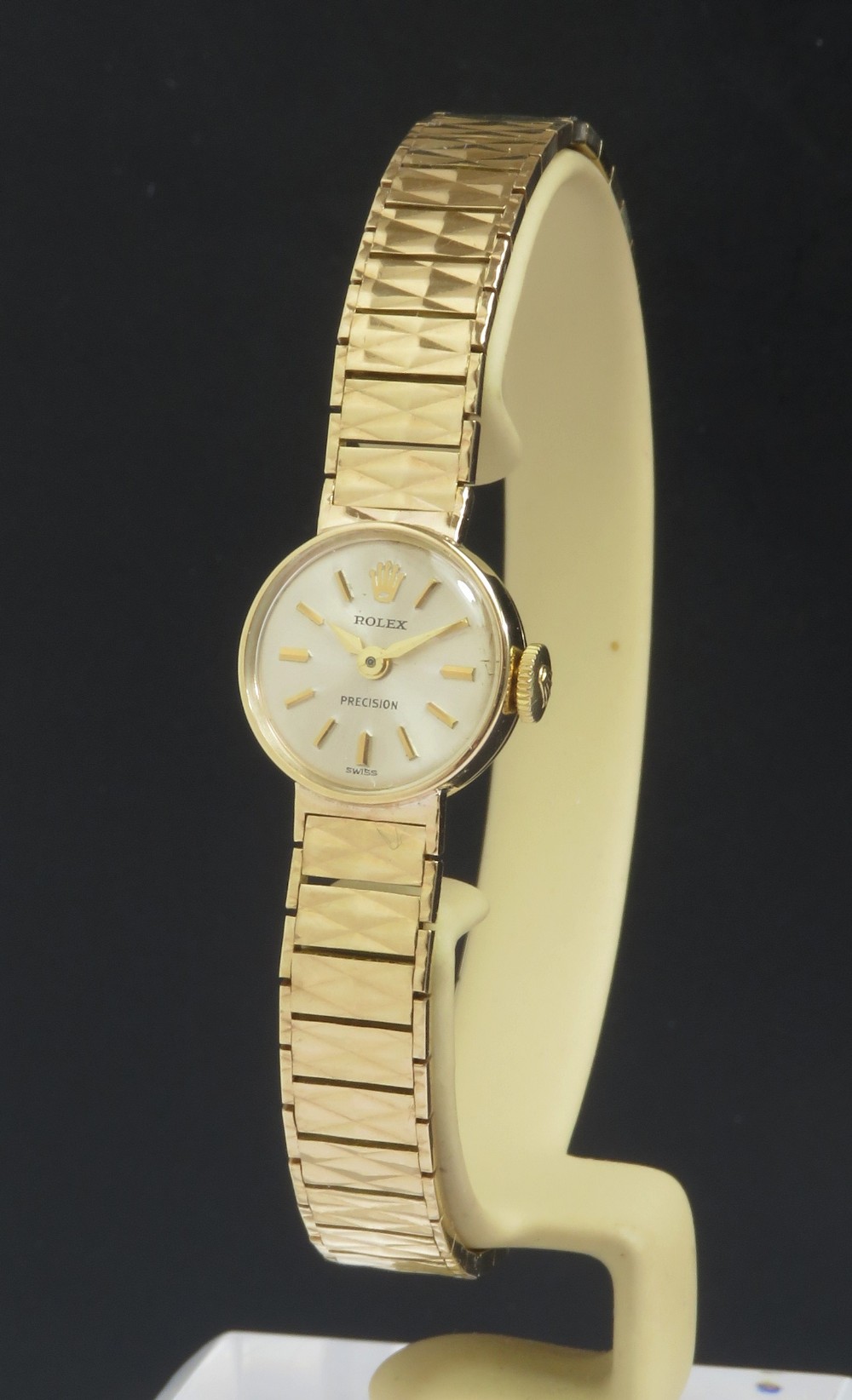 Solid 9ct Gold Rolex Precision Cocktail Watch c1964