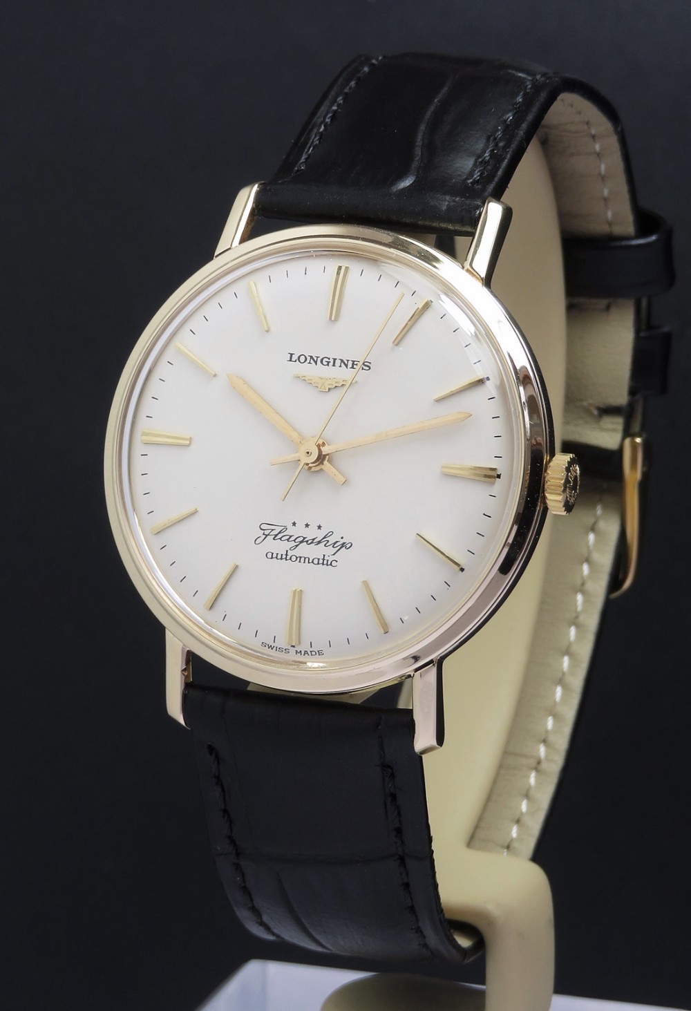 Solid 9ct Gold Longines Flagship Automatic c1965