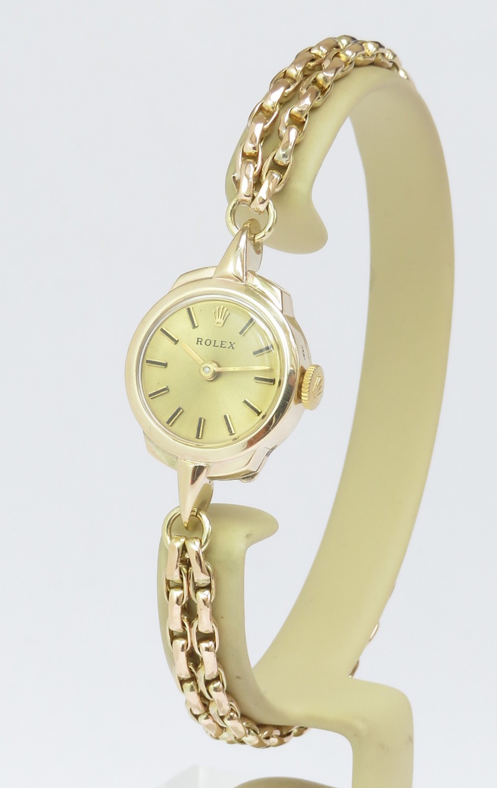 Solid 9ct Gold Rolex Ladies Cocktail Watch c1963