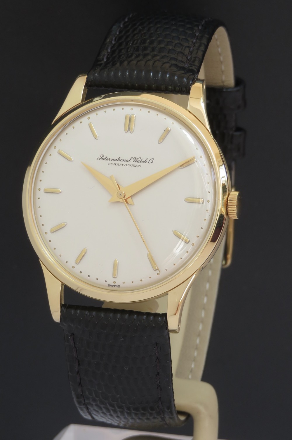 Solid 18ct Gold International Watch Company IWC c1958