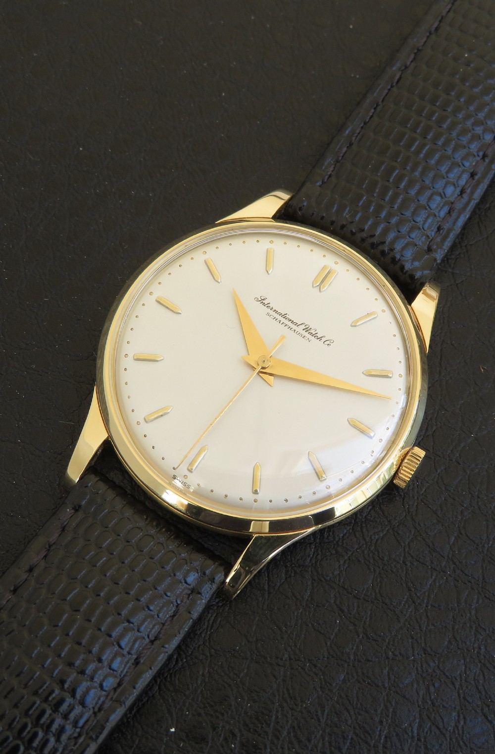 Solid 18ct Gold International Watch Company IWC c1958 View VII