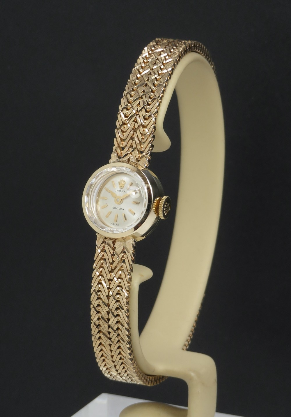 Solid 9ct Gold Rolex Precision Cocktail Watch c1963 