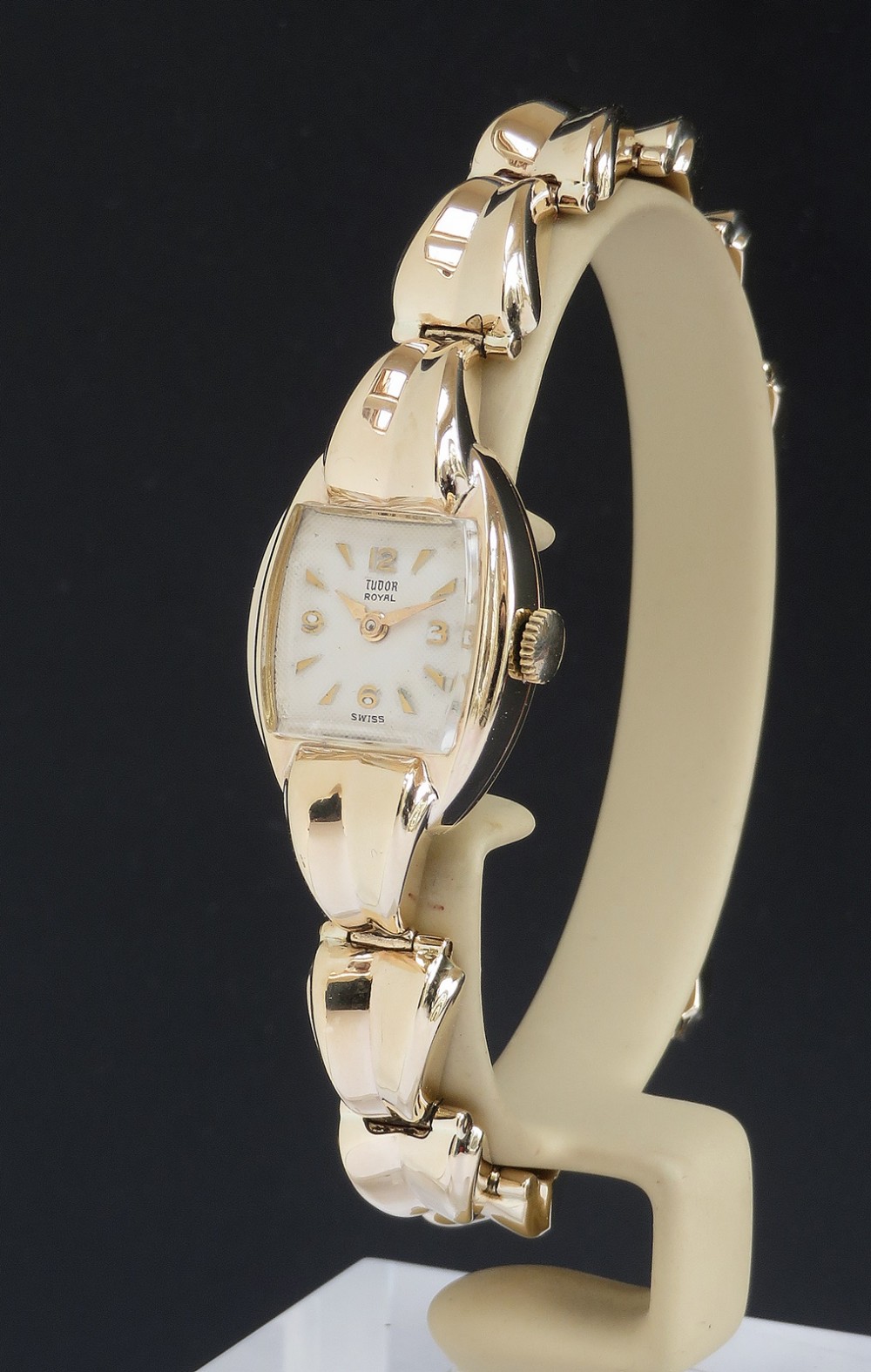 rolex tudor royal ladies gold watch