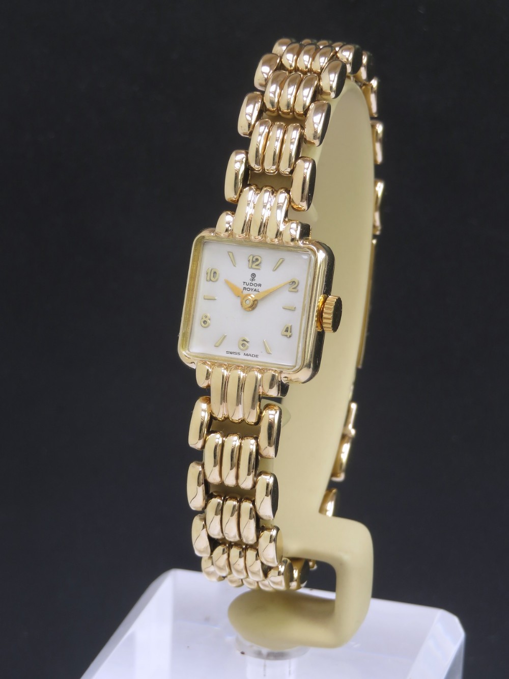 Heavy Solid 9ct Gold Rolex Tudor Ladies Cocktail Watch c1955