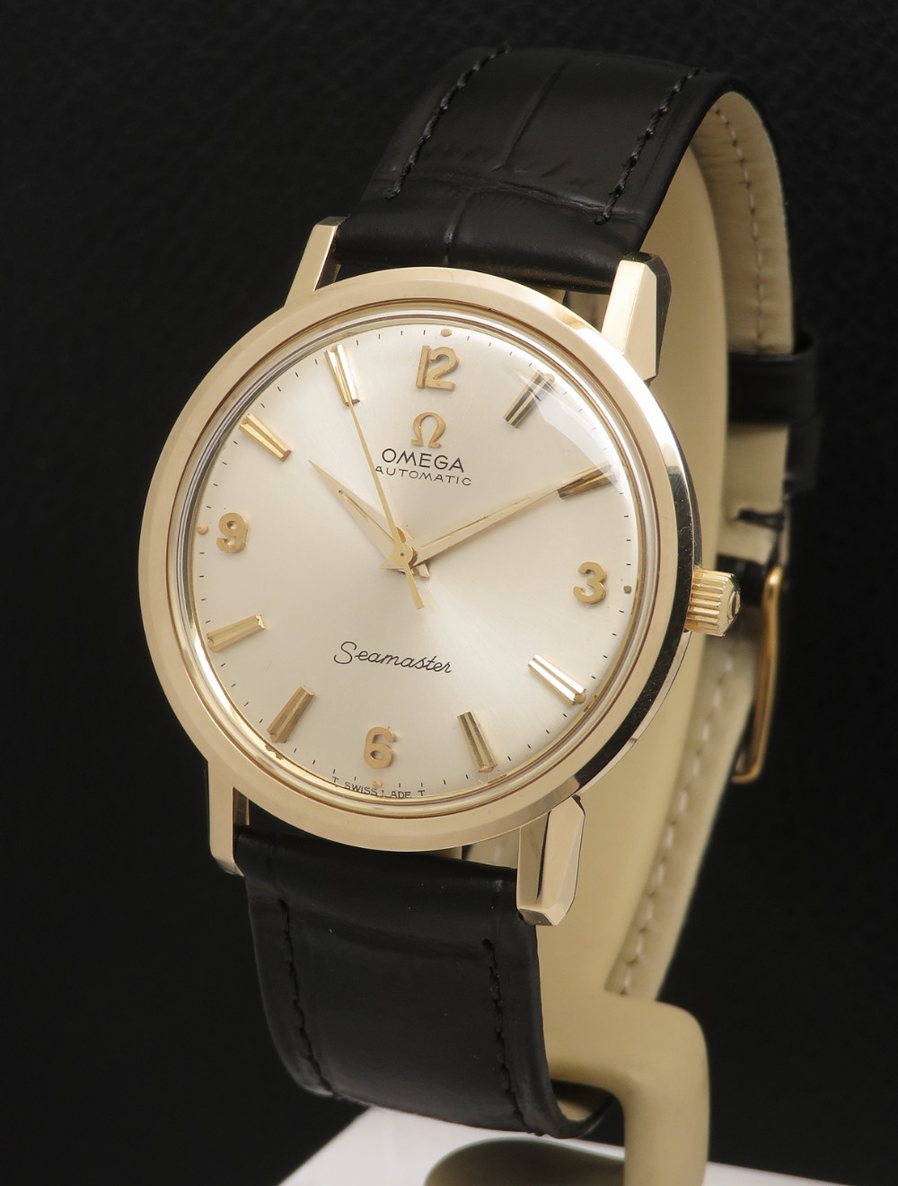 Mint Heavy solid 9ct gold Explorer Dial Omega Seamaster Automatic c1964