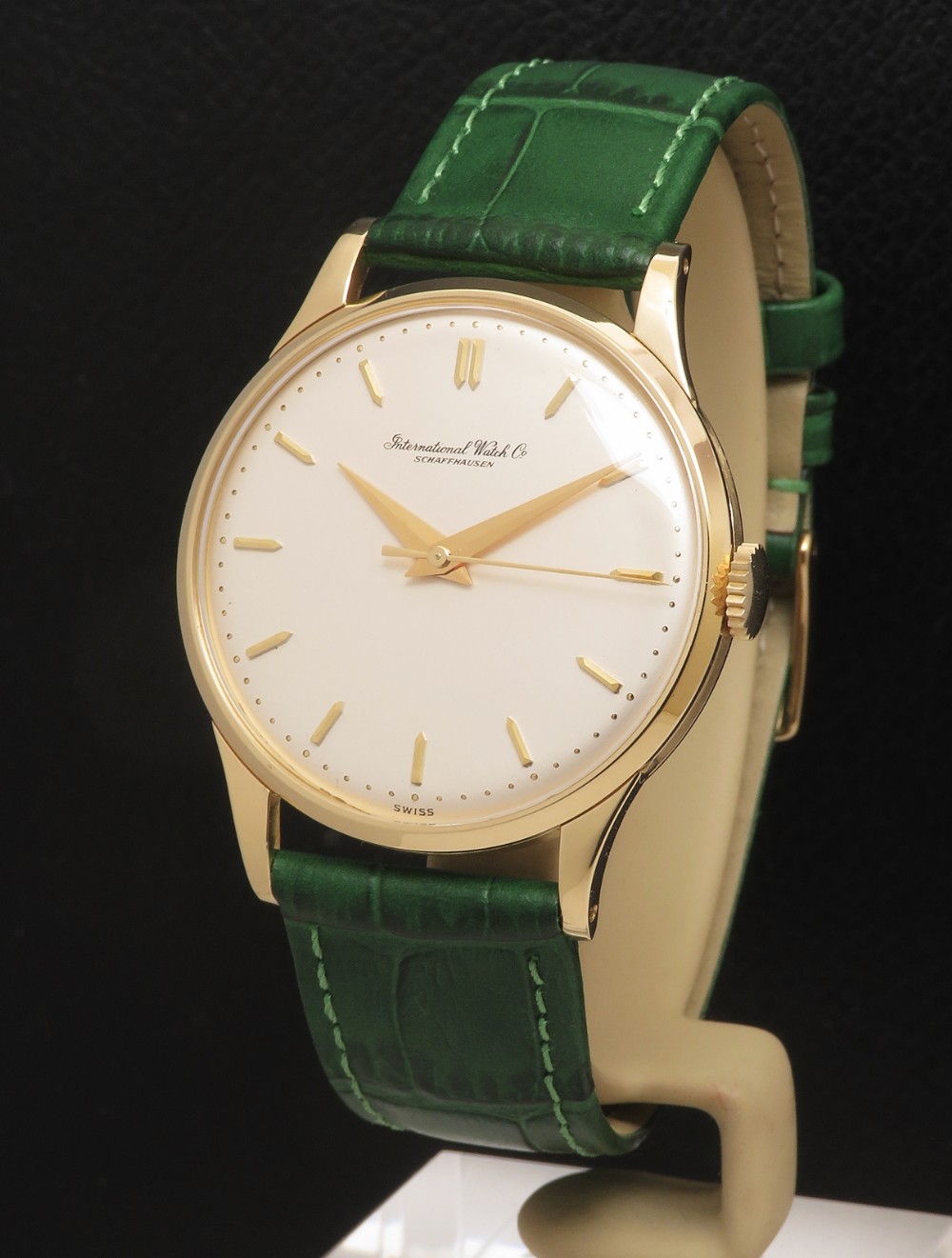 Solid 18ct gold International Watch Company IWC calibre 89 c1958