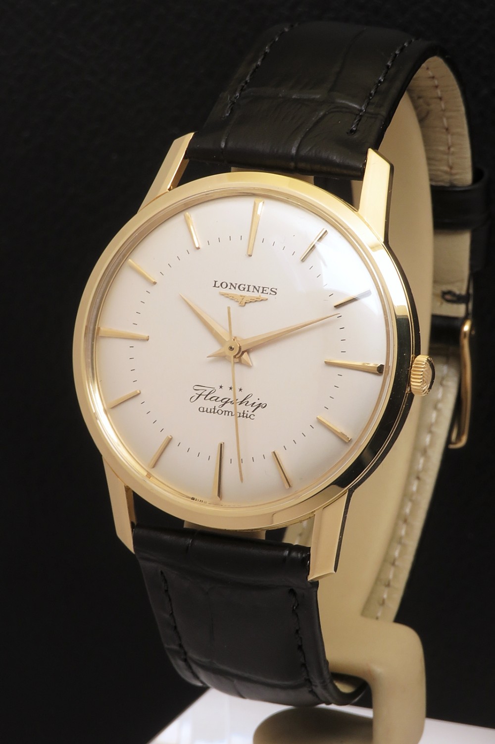 Museum quality solid 18ct gold Longines Flagship Automatic from 1961