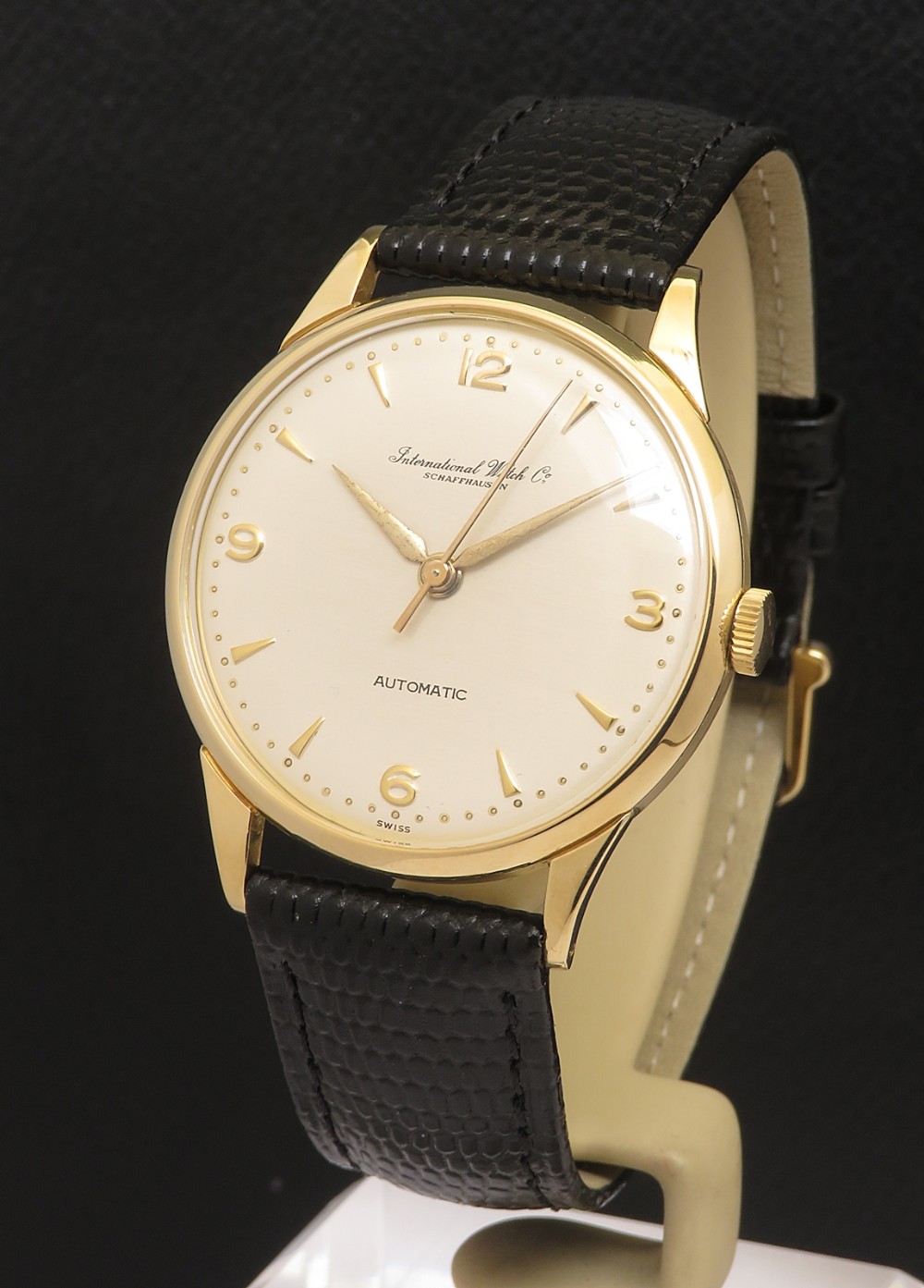 Fully Restored Solid 18ct Gold IWC Calibre 852 Automatic Oversize from 1951