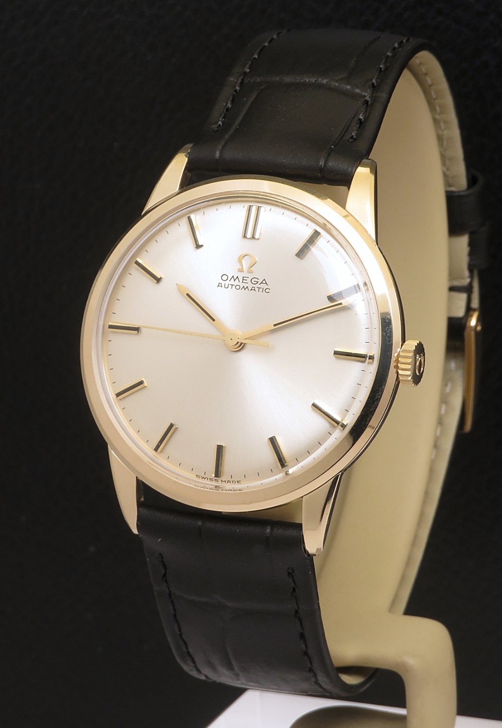 Mint Unworn Solid 9ct Gold Omega Automatic With Box And Buckle 1966