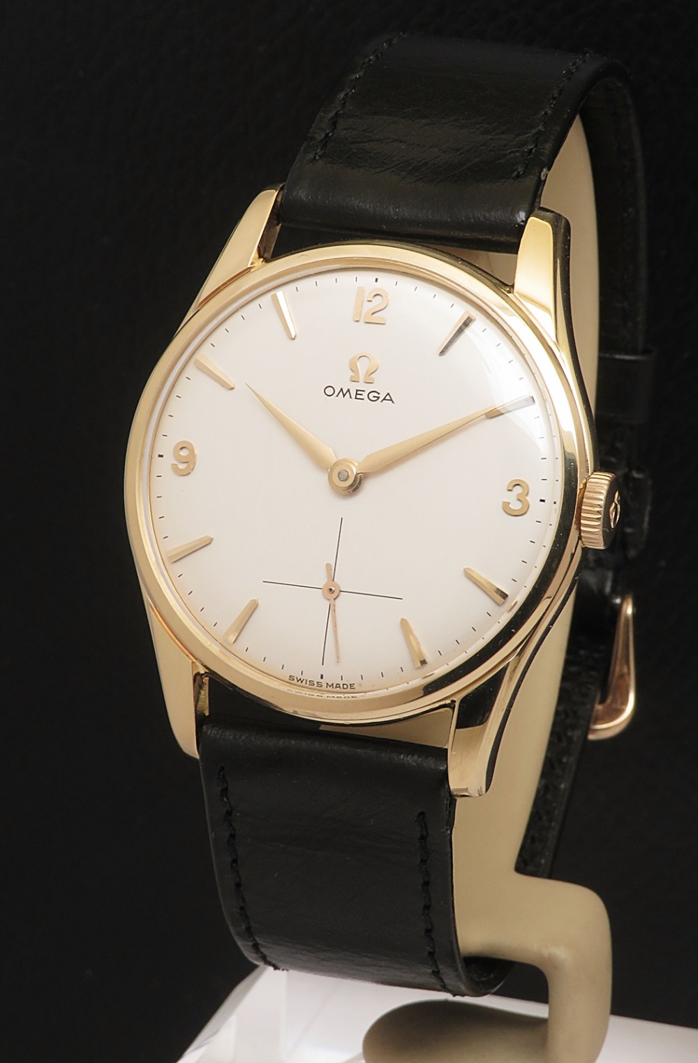 Extremely Rare Museum Quality Solid 18ct Gold Omega 268 Strap Buckle Box 1959