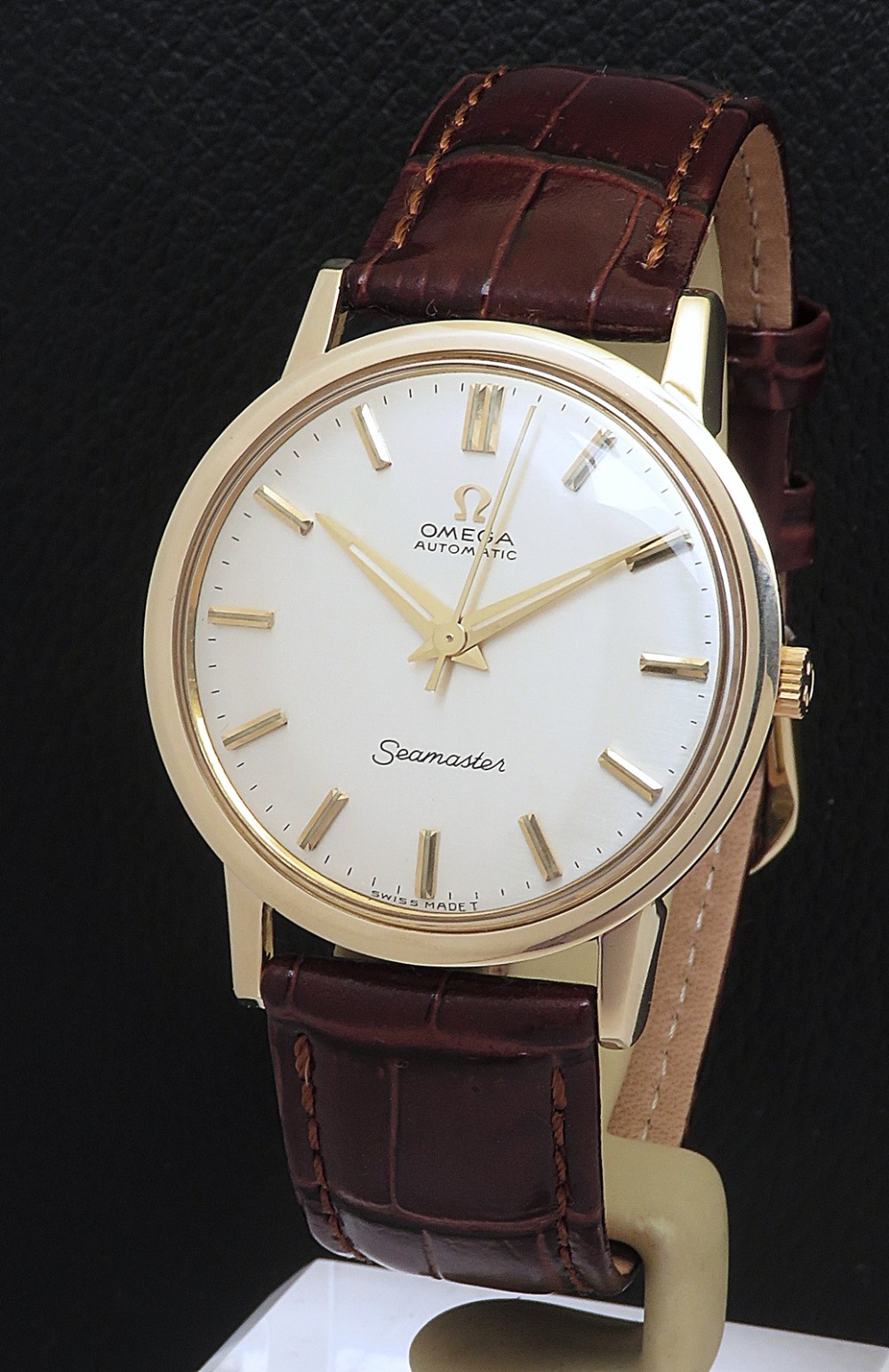 Mint Heavy Solid 9ct Gold Omega Seamaster Automatic c1965