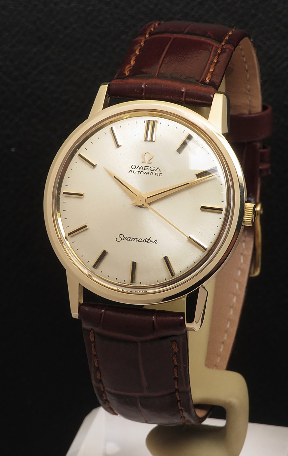 Near Mint All Original Heavy Solid 9ct Gold Omega Seamaster Automatic 1964