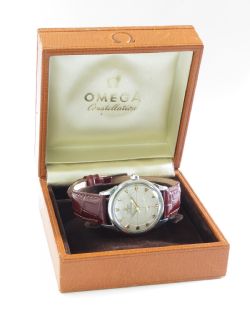 VERY RARE OMEGA CONSTELLATION CHRONOMETER BUMPER AUTOMATIC WITH BOX C1954