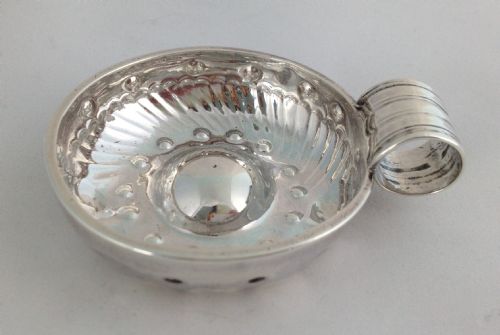 Georgian Silver French Wine Taster Tastevin Charles-marie Guideee Sommelier Cup