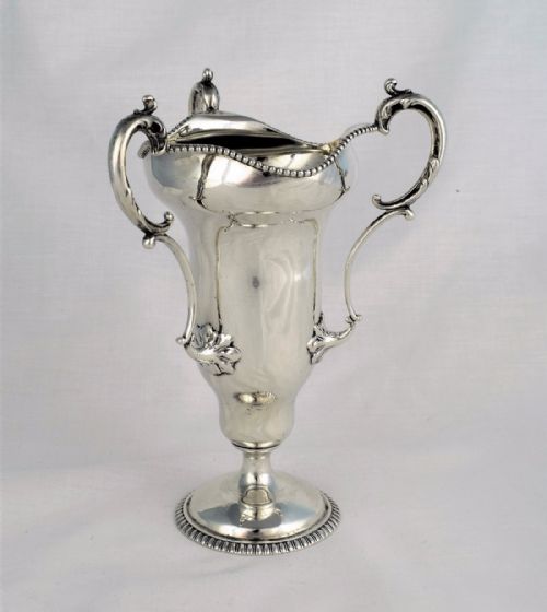 Unusual Sterling Silver Art Nouveau Tyg Vase Goblet American Jos Felrath Chalice Cup C.1900