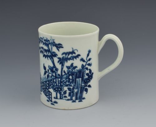 First Period Worcester Plantation Pattern Mug C.1770