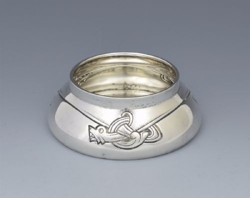 Marius Hammer Norwegian Silver Small Dragon Bowl