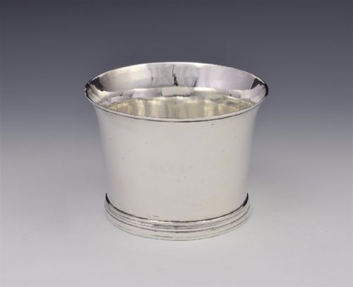 fig 1. George III Silver Beaker Cup London 1764 Converted Brandy Pan