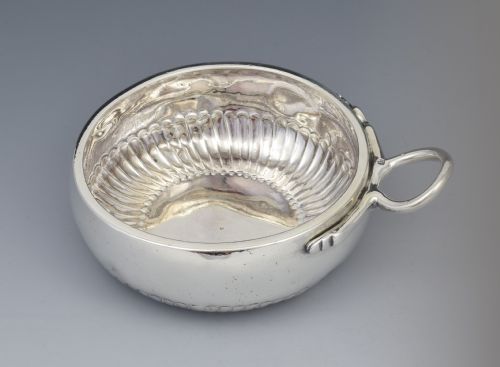 fig 1. Large Early 19thC French Silver Wine Taster Tastevin Charles-Marie Guidee