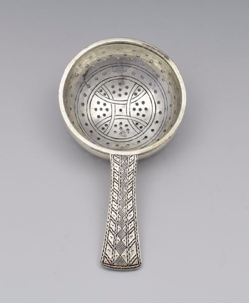 Art Deco Silver Celtic Style Liberty & Co. Tea Strainer Spoon