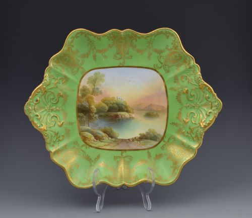 Aynsley Cabinet Dessrt Serving Plate F. Micklewright C.1910