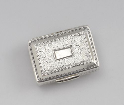 George VI Silver Vinaigrette John Bettridge 1821 Georgian