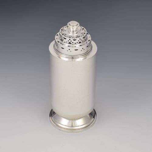 fig 1. Fine Art Deco Silver Sugar Caster Goldsmith & Silversmiths Co.
