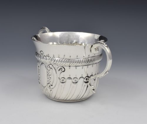 fig 1. Edwardian Britannia Standard Silver Porringer Maurice Freeman