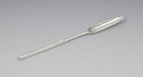 George III Hester Bateman Silver Marrow Scoop Spoon