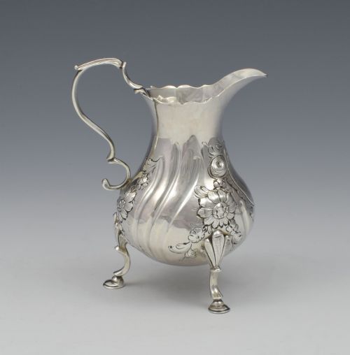 George II Silver Baluster Cream Jug David Hennell I Georgian