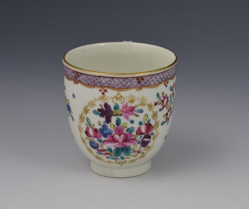 First Period Worcester Coffee Cup Compagnie Des Indes Pattern C.1775