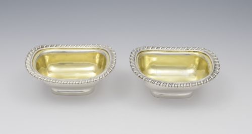 Pair of Georgian Silver Table Salts London 1817
